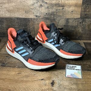 Adidas Womens Ultraboost 19 G27482 Orange Black Running Shoes Sneakers Size 9